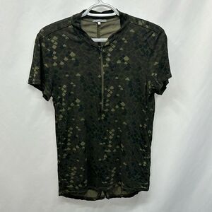 G-Star women camo shirt sz XS